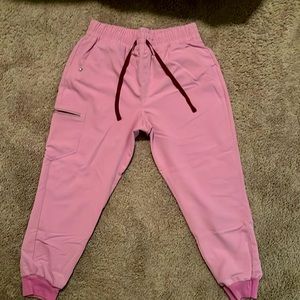 Pink Figs scrub joggers